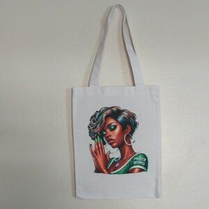 Prayer Works Glam Green Edition Tote – Afro-Diva Inspired Faith Bag